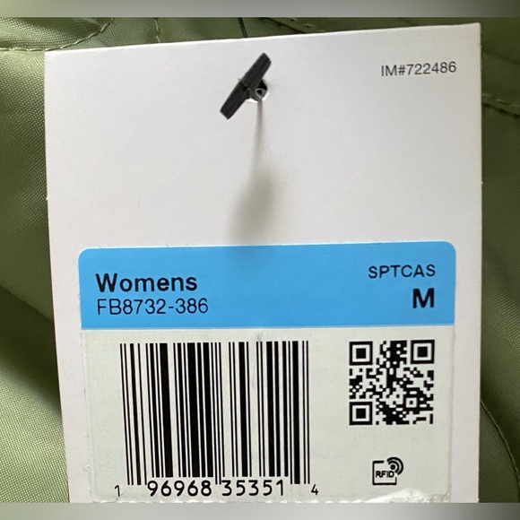 Nike Women's Oversized Quilted Green Medium NWT - Picture 5 of 9